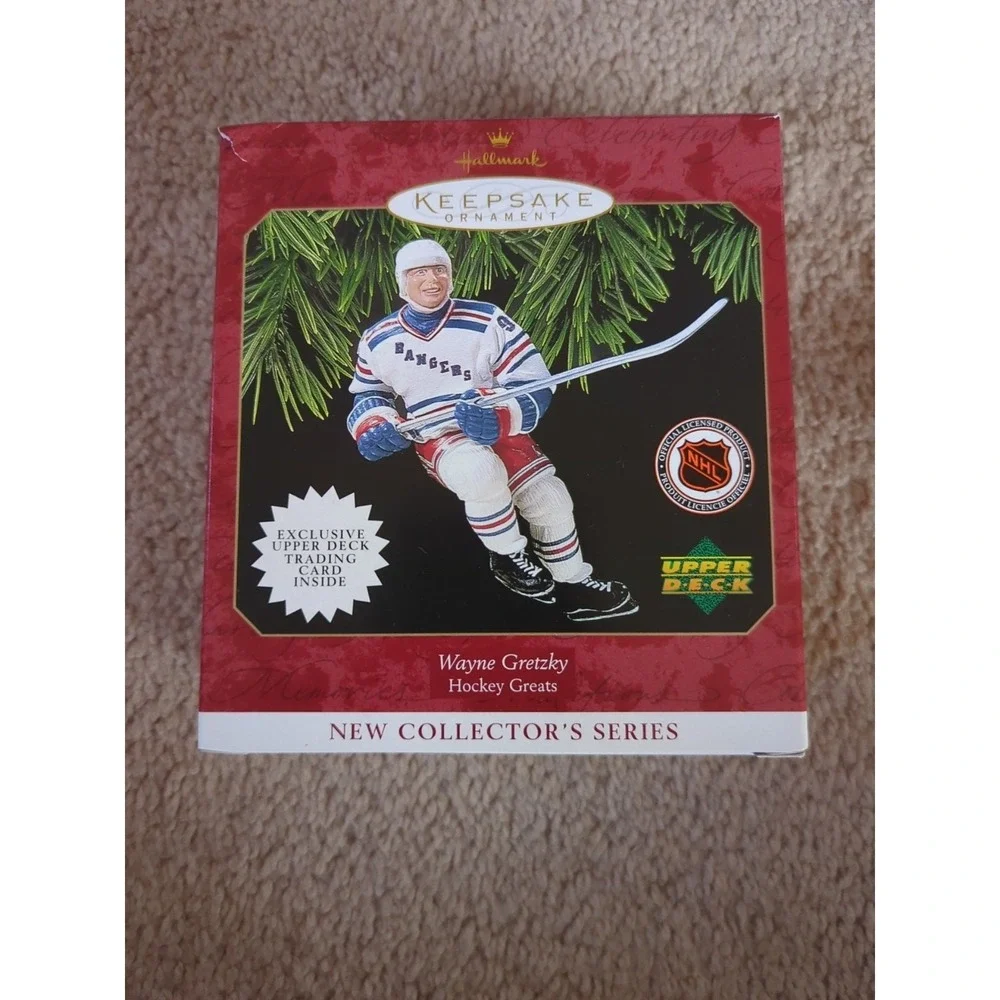 Hallmark Keepsake Ornament 1997 Wayne Gretzky Hockey‎ New York Rangers Orig Box